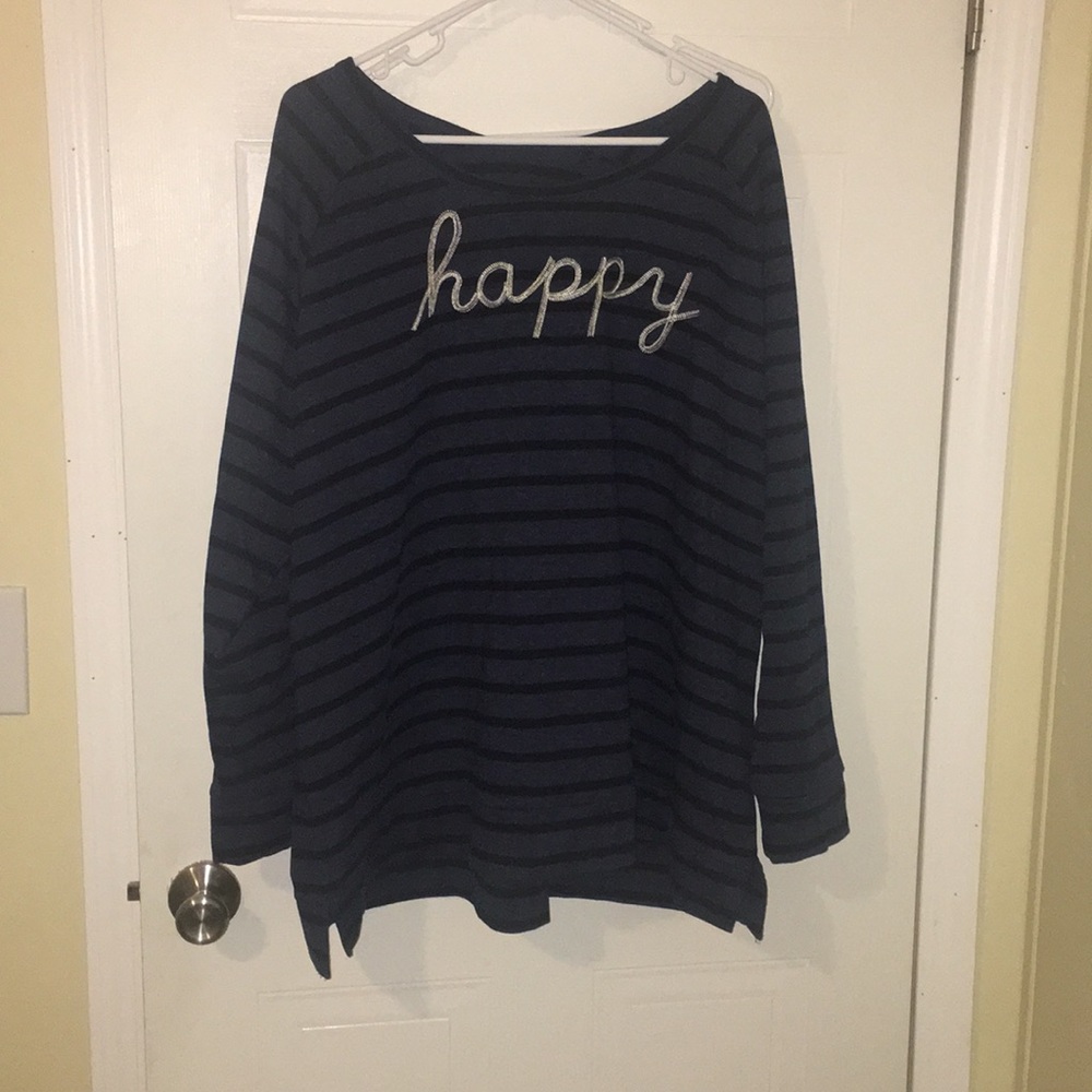 Avenue “happy” sweater